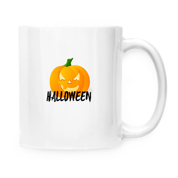 Hrnek malý bílý s potiskem Hrnek Halloween