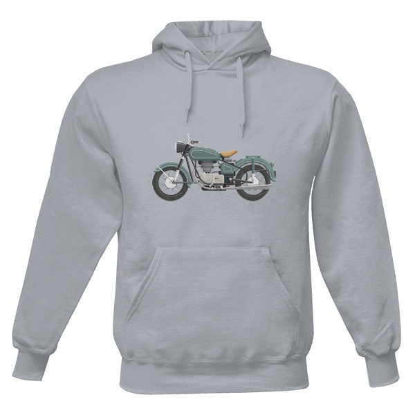 Pánská mikina s kapucí s potiskem Mikina motorka