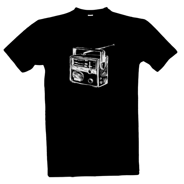 Tričko s potiskem Tričko Rádio