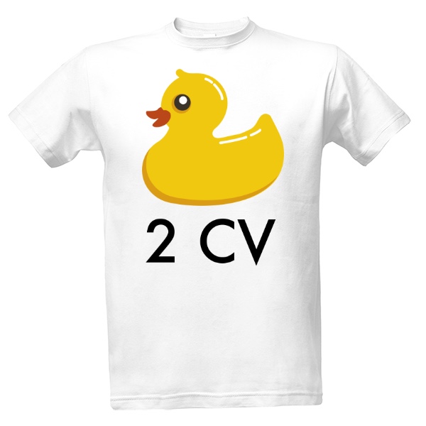 Tričko 2 CV - kachnička