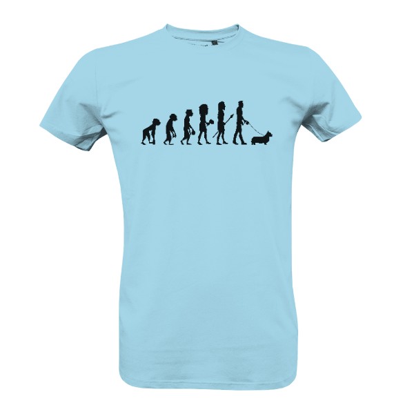 Tričko s potiskem Evoluce Corgi